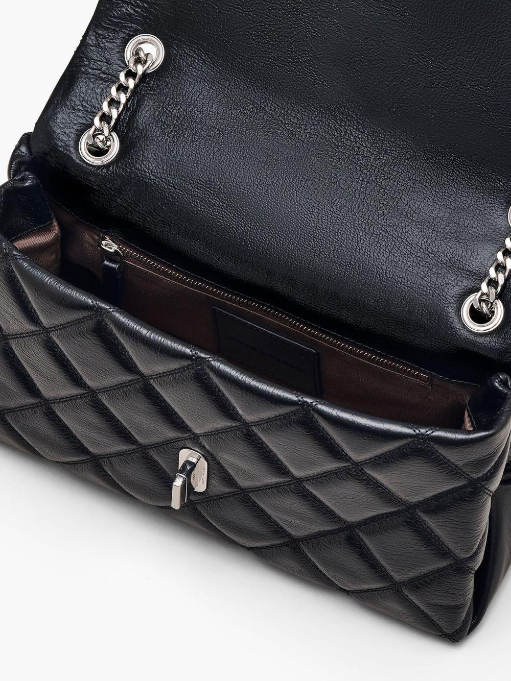 MARC JACOBS Borsa 'The Quilted Dual Convertible Shoulder Bag' nera 
