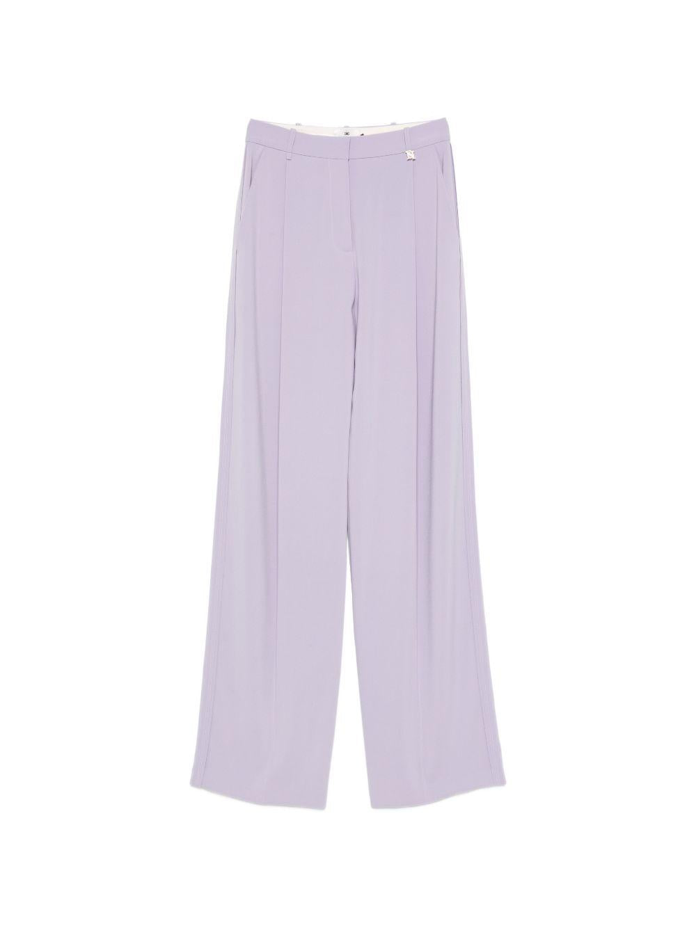 ELISABETTA FRANCHI Pantaloni eleganti color lilla 