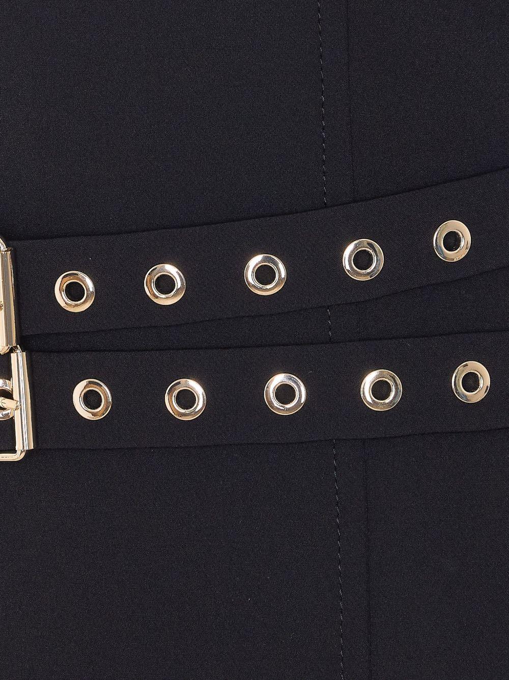 LIUJO Abito nero con cintura in vita 