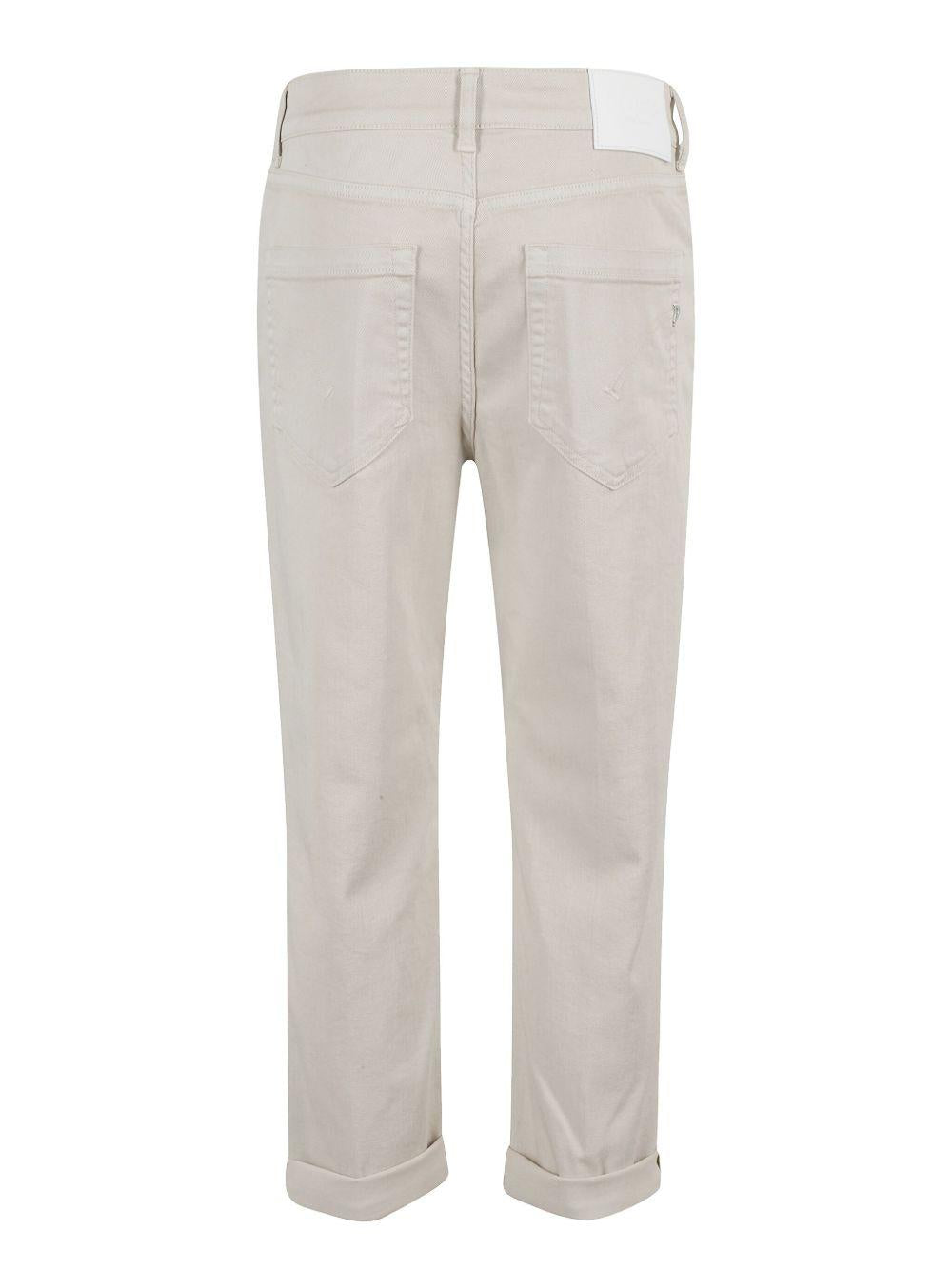 DONDUP Jeans Koons grigi con bottoni 