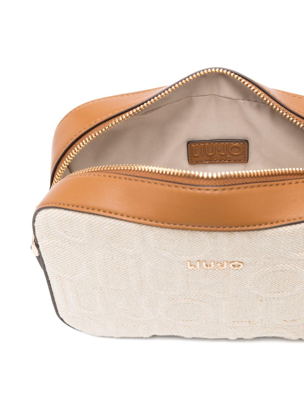 LIUJO Borsa a tracolla media in juta 