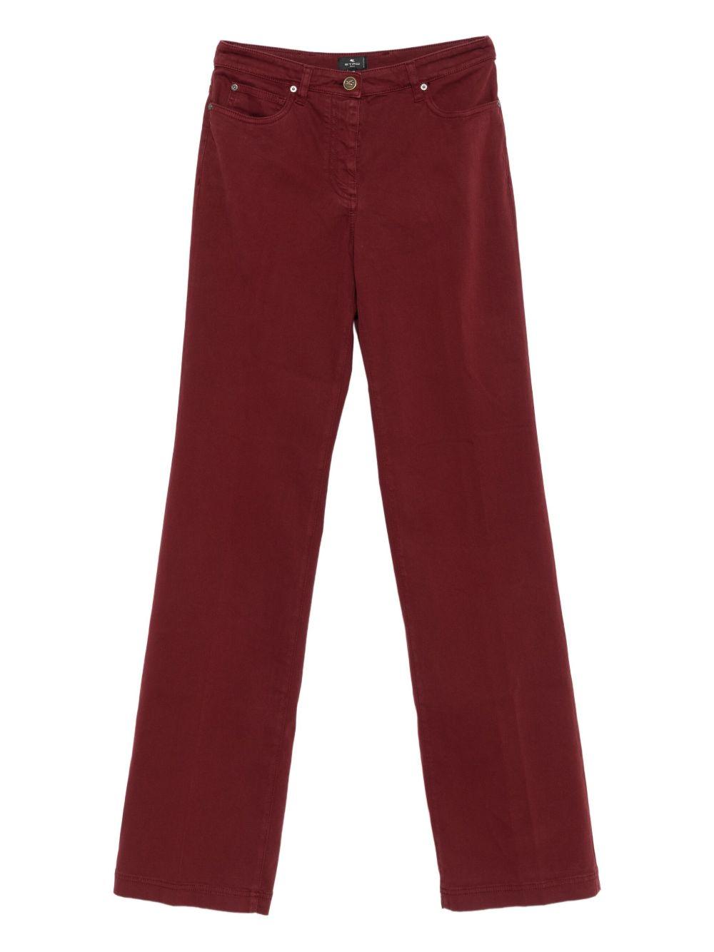 ETRO Jeans stretch bordeaux 