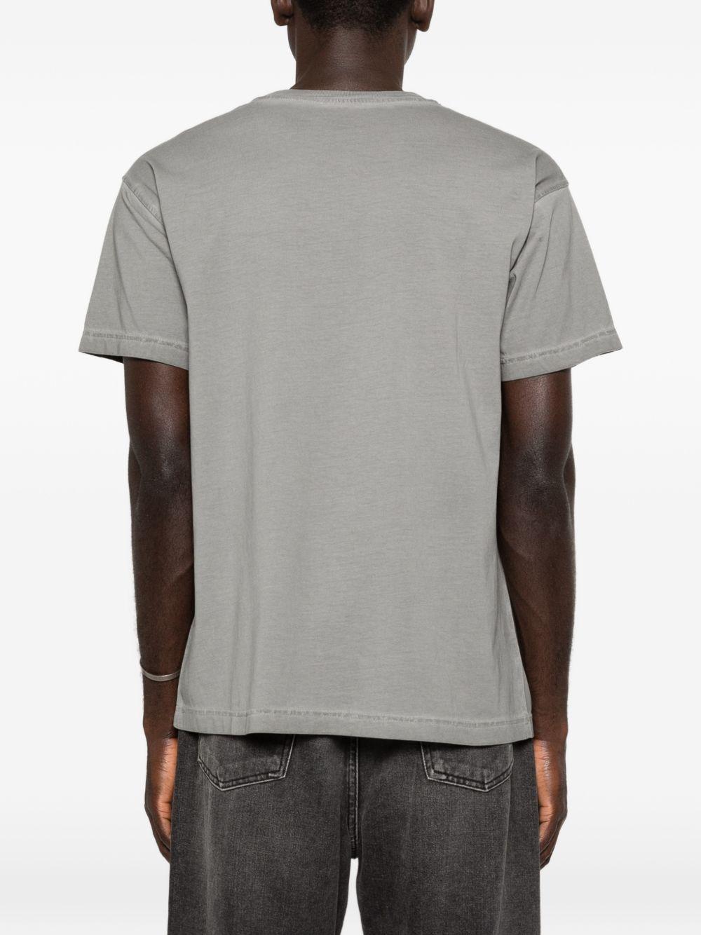 DIESEL T-shirt T-Norm-T7 con logo grigia 