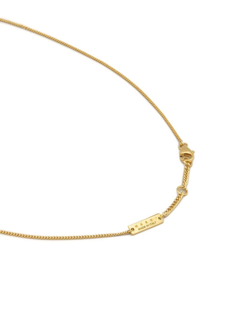 MARNI Collana con perle e fiocco 