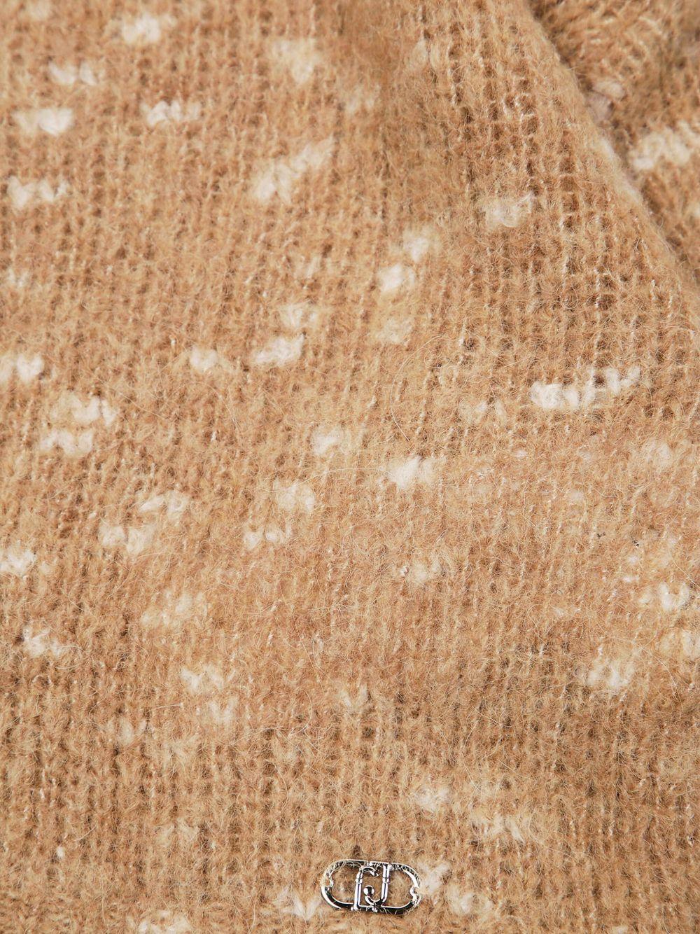 LIUJO Maglia girocollo beige 