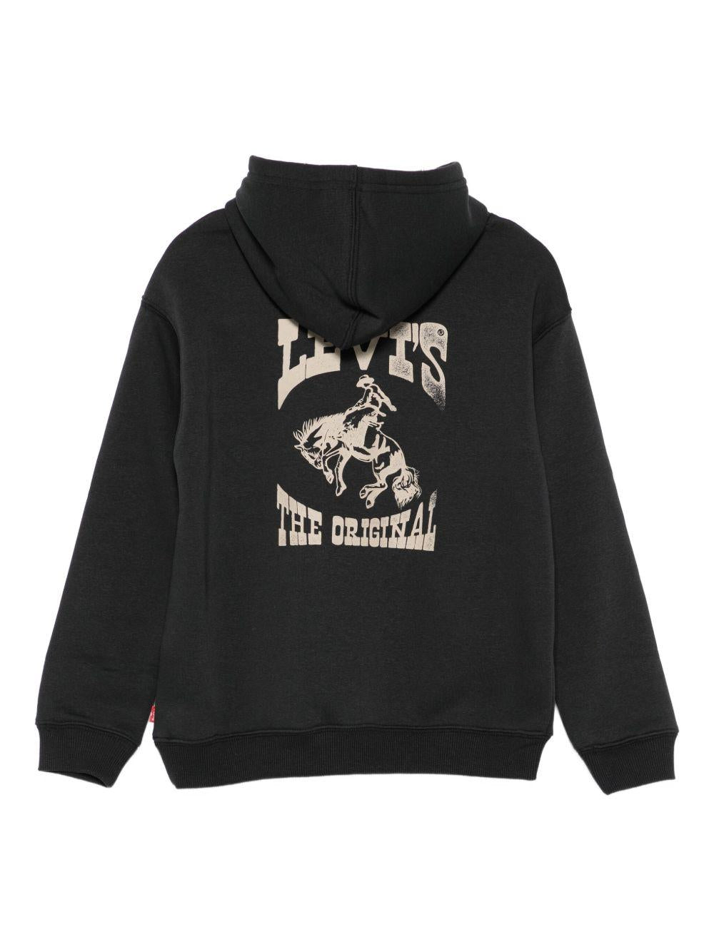 LEVIS Felpa con cappuccio e logo 