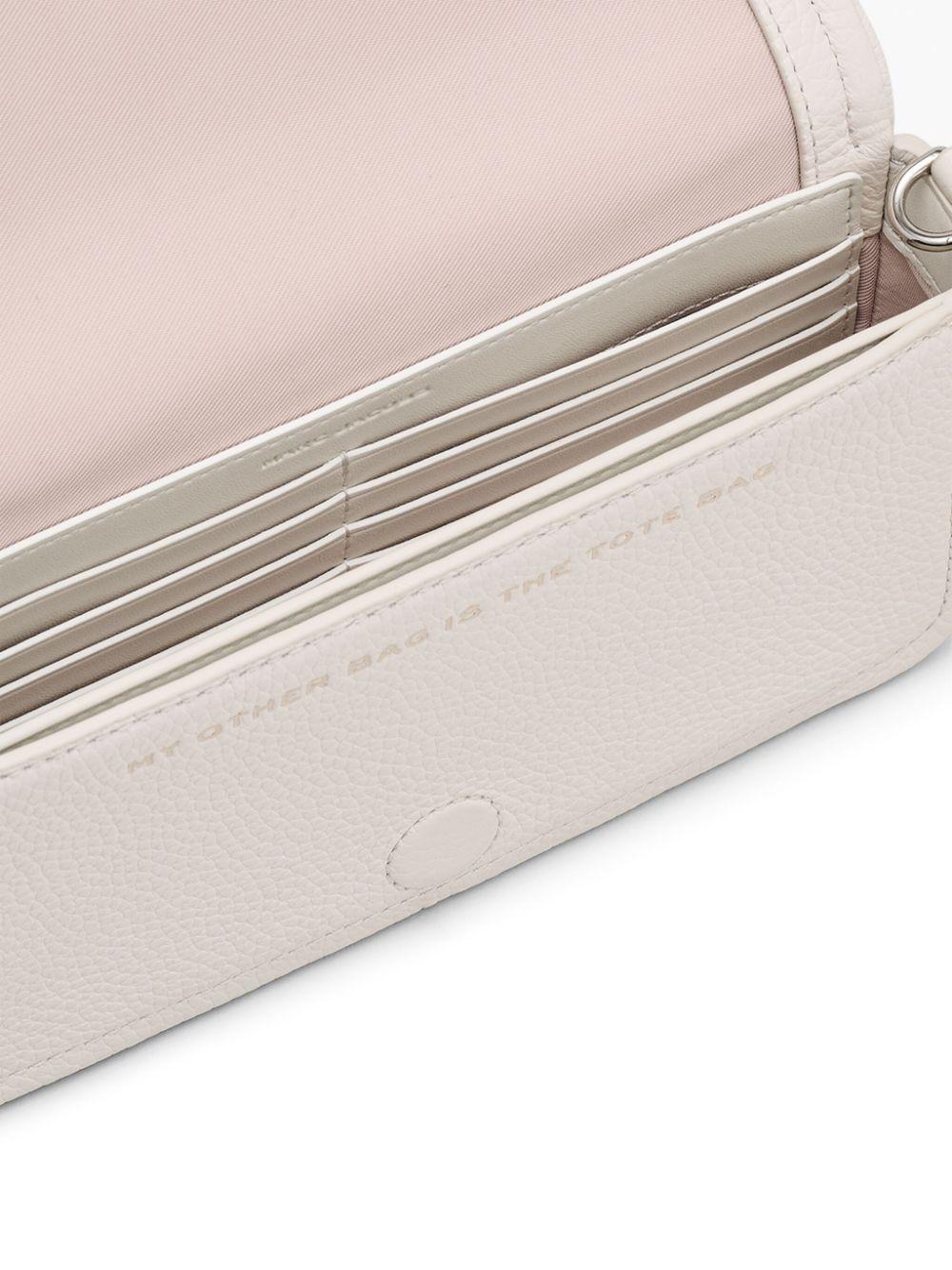 MARC JACOBS Borsa a tracolla 'The Leather Mini' bianca 