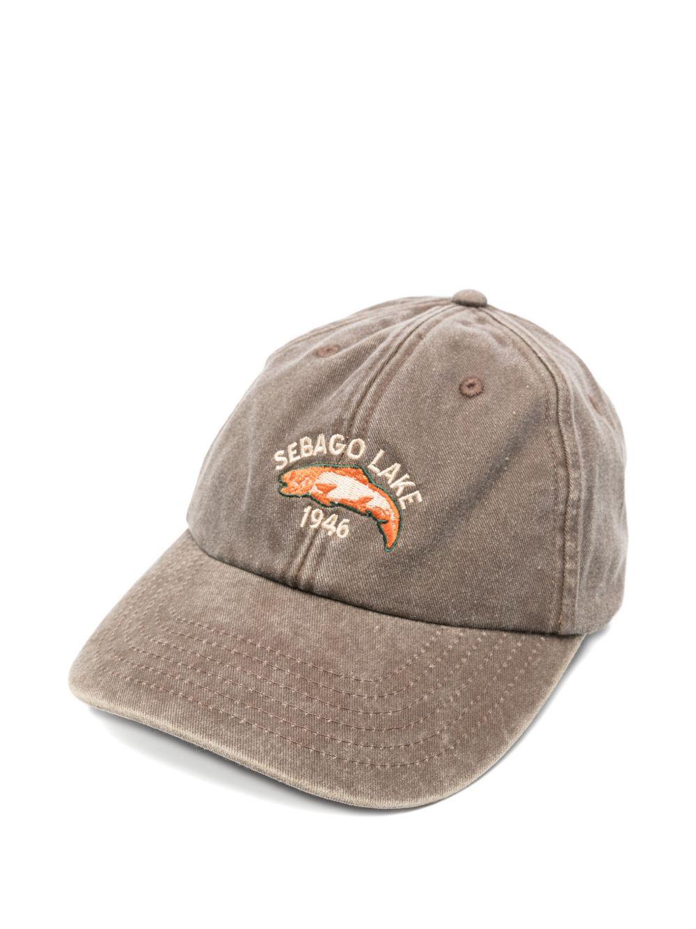 SEBAGO Cappello da baseball in cotone con ricamo 