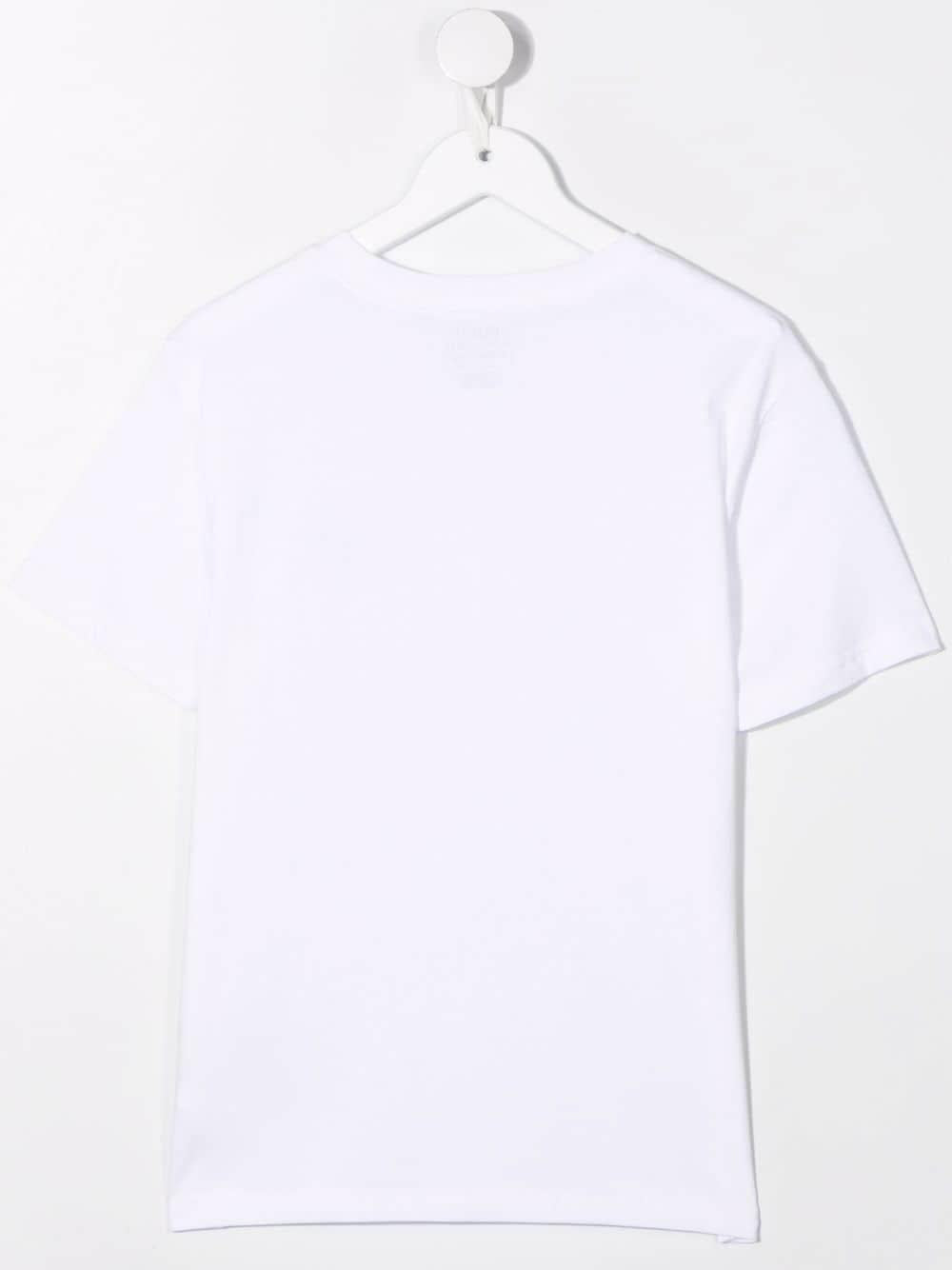 POLO RALPH LAUREN T-shirt in cotone bianco con logo ricamato 