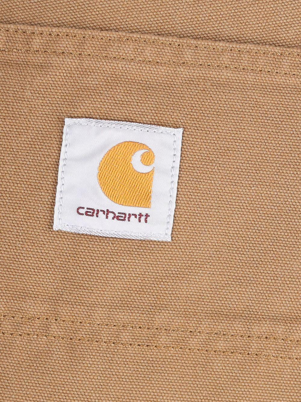 CARHARTT WIP Pantaloni 'Single Knee' in cotone marrone 