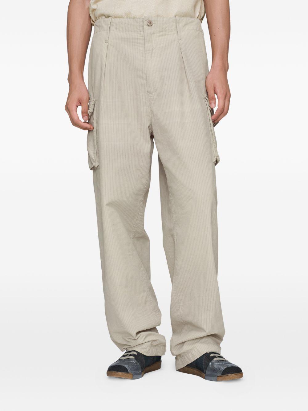MAISON MARGIELA Pantaloni cargo con coulisse sul fondo 