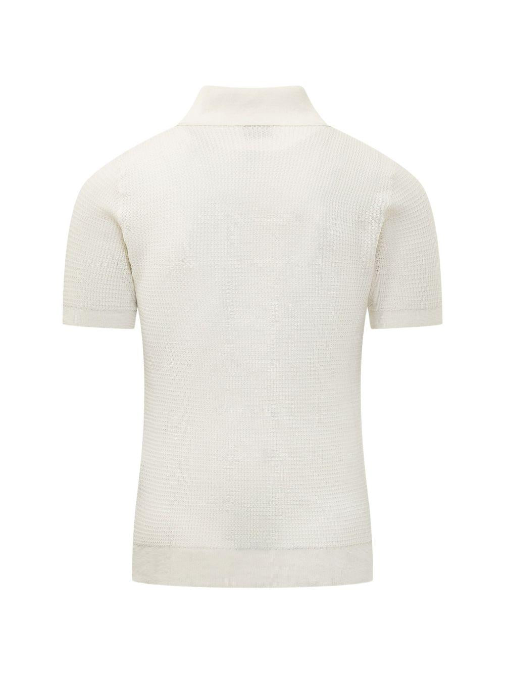 RAKKI Polo Mercedes in cotone bianco 