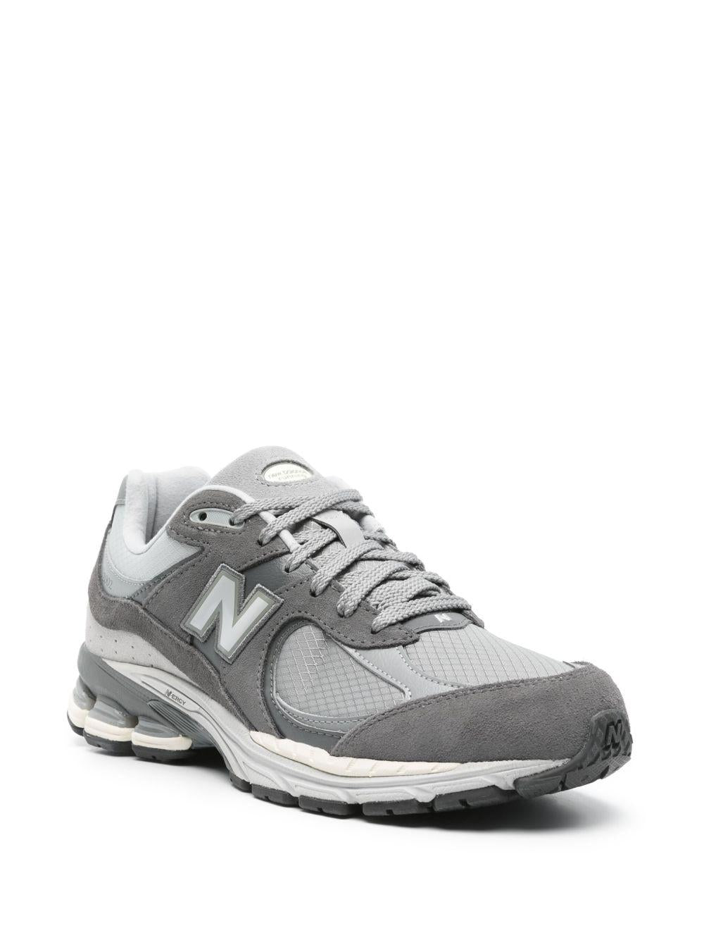 NEW BALANCE Sneakers unisex in camoscio e tela grigio '2002' 