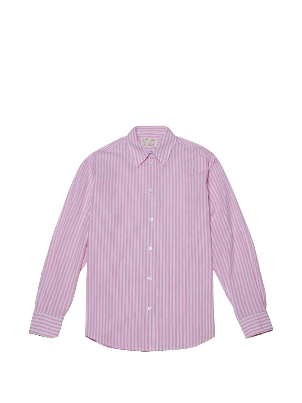 MC2 SAINT BARTH Camicia rosa a maniche lunghe Meredith 