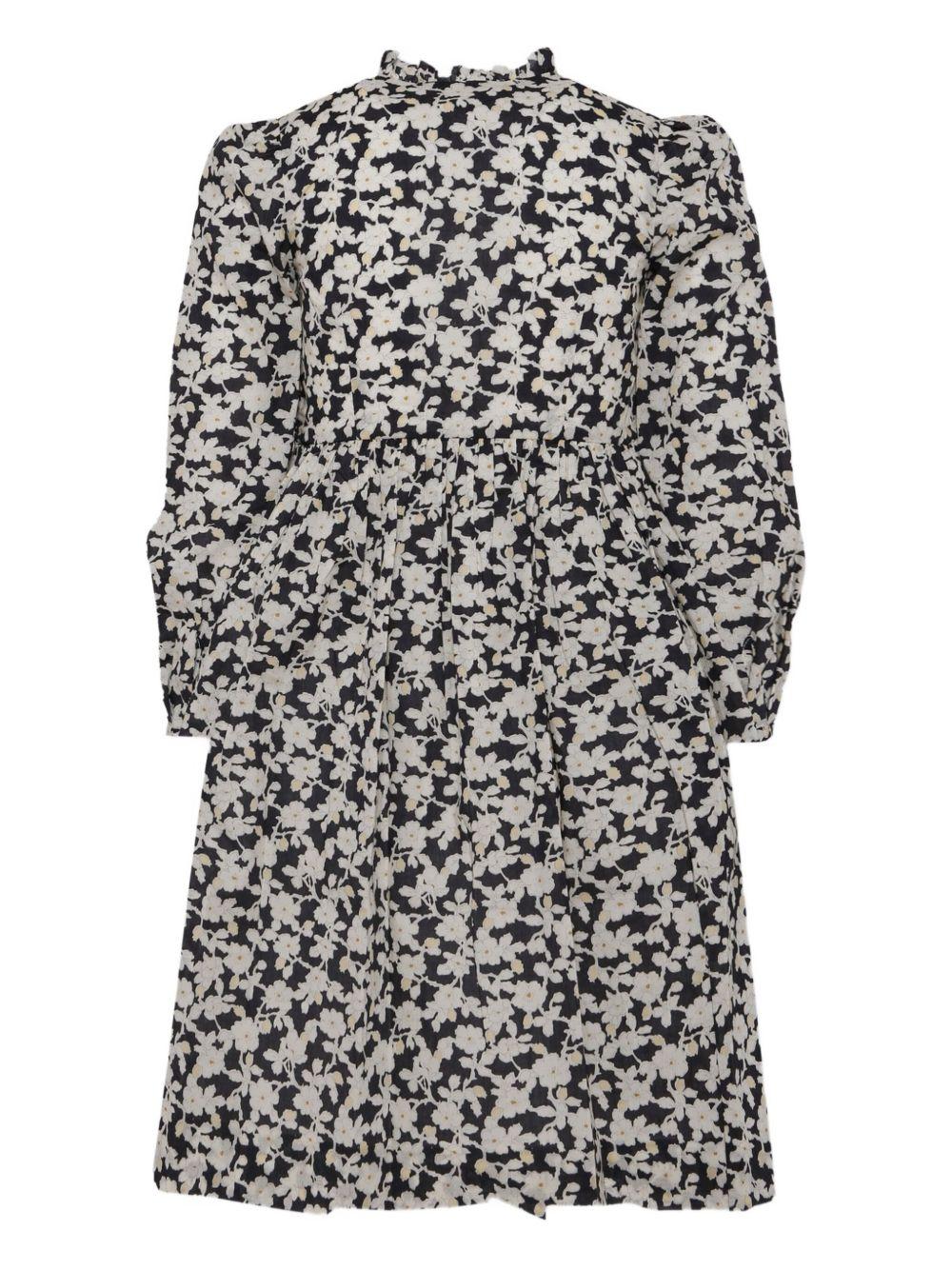 BONPOINT Caftano in cotone a fiori da bambina 