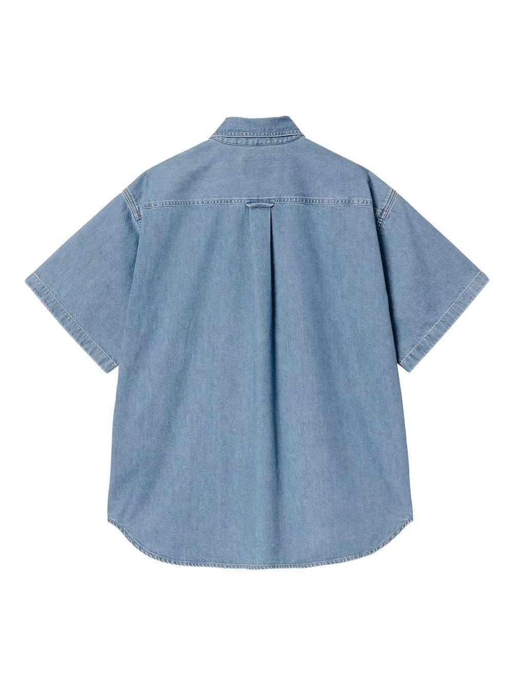 CARHARTT WIP Camicia in denim svasata a maniche corte 