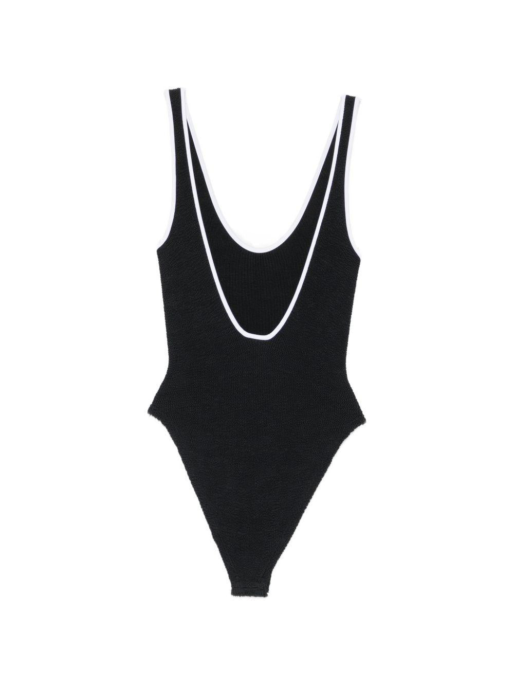 HUNZA G Costume da mare intero nero Faye 