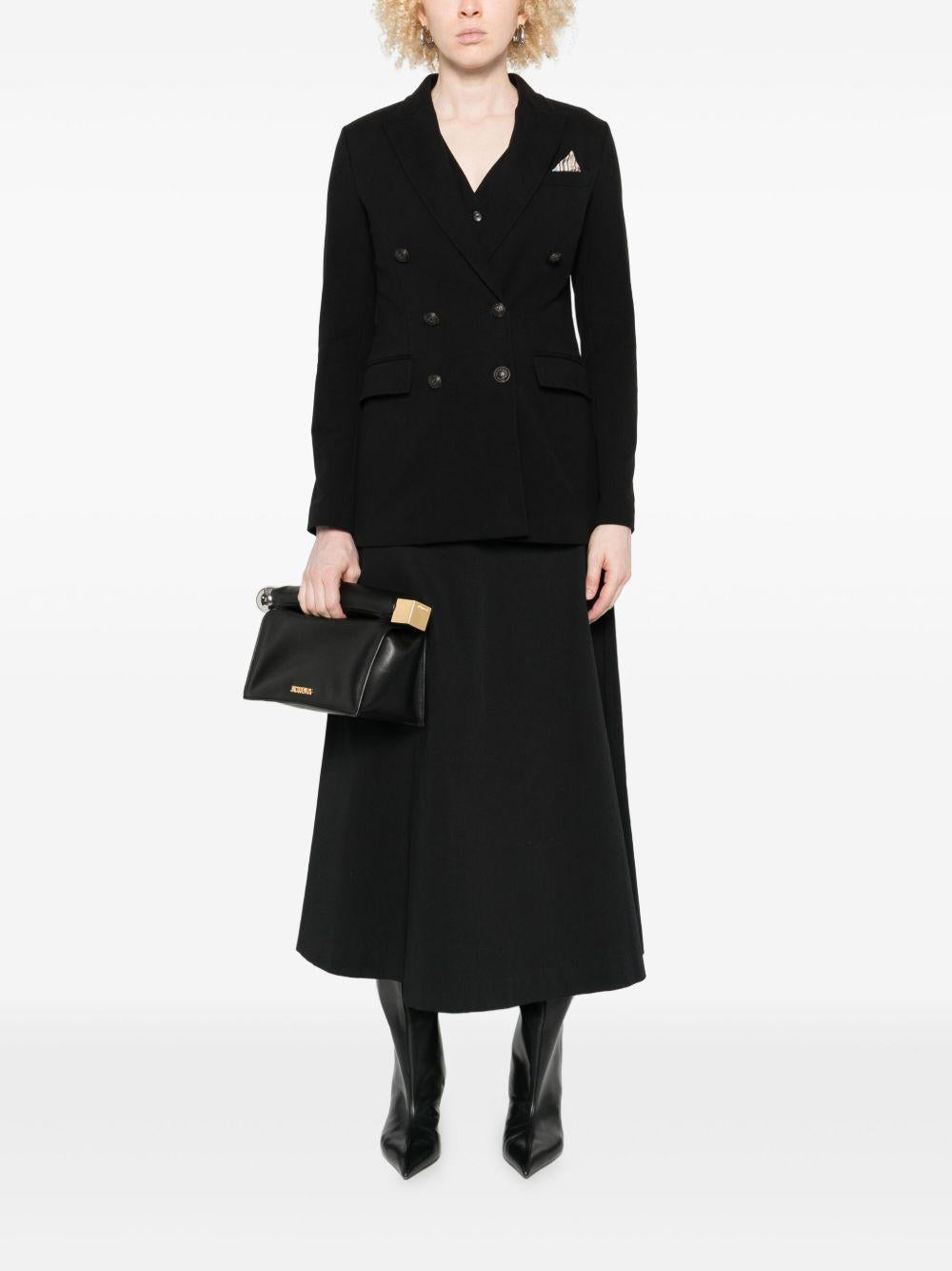 CIRCOLO 1901 Giacca nera doppiopetto 