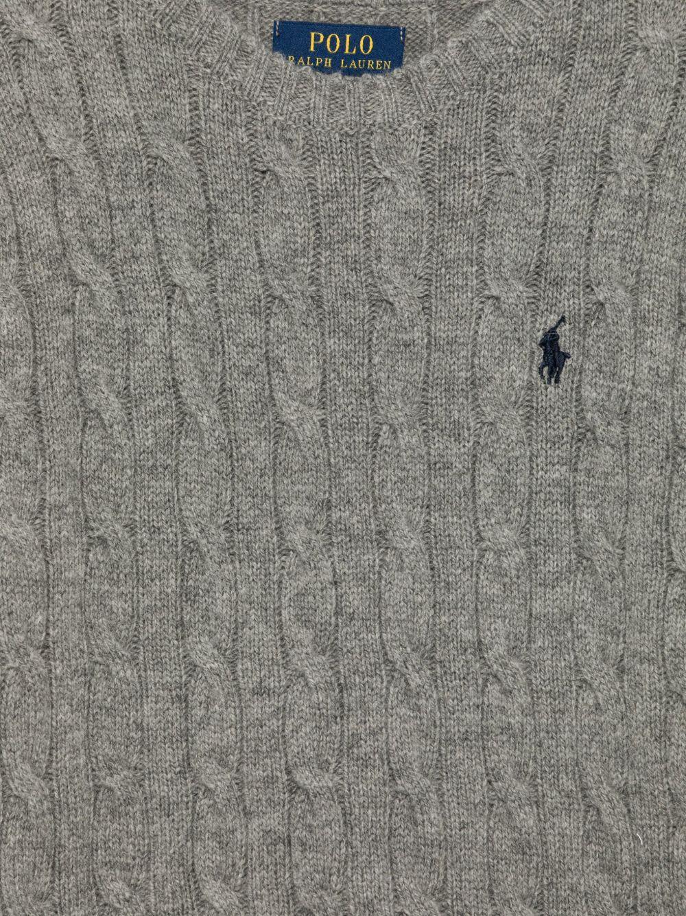 POLO RALPH LAUREN Maglia a trecce con logo 