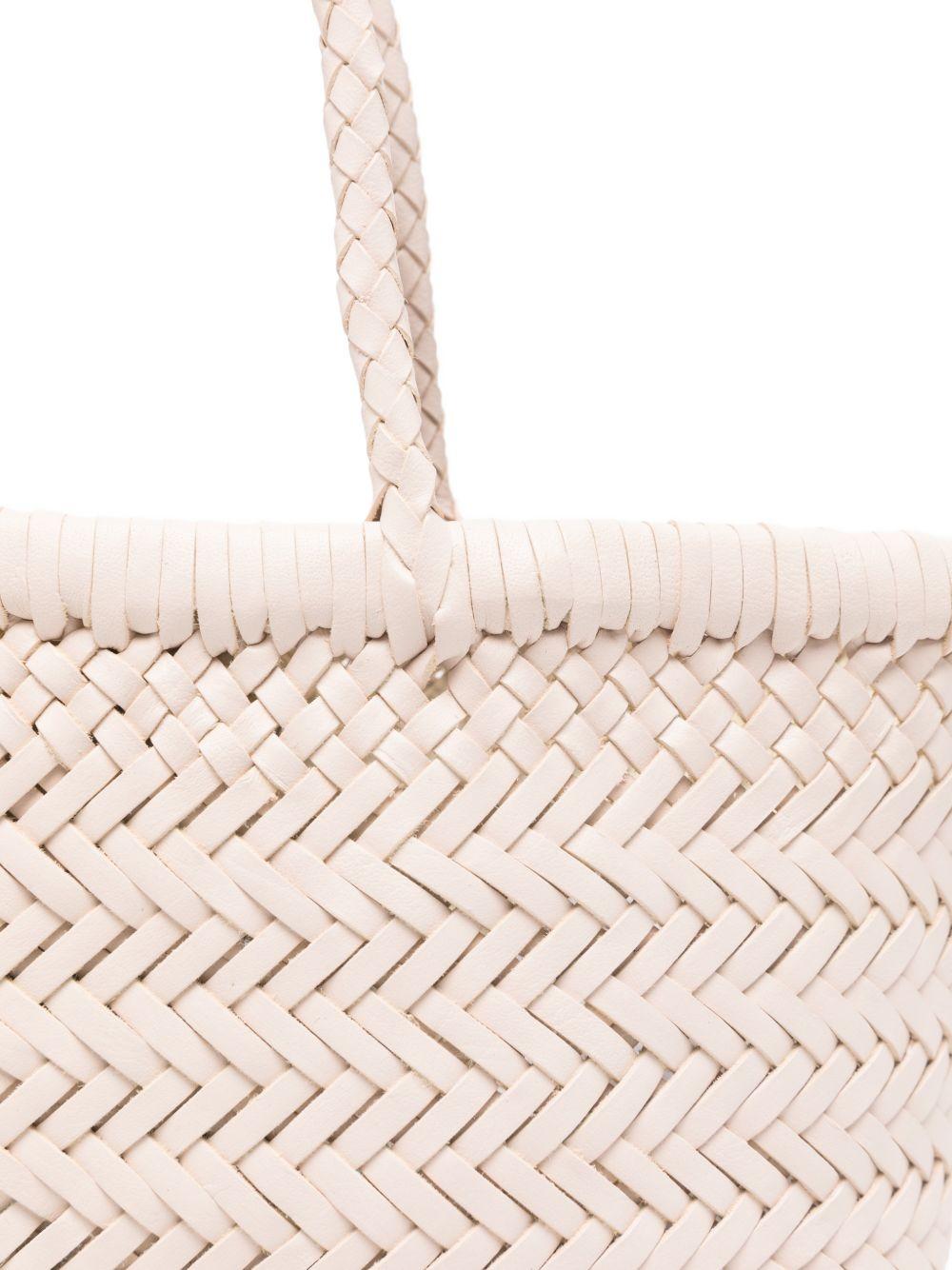 DRAGON DIFFUSION Borsa 'Mini Flat' avorio 