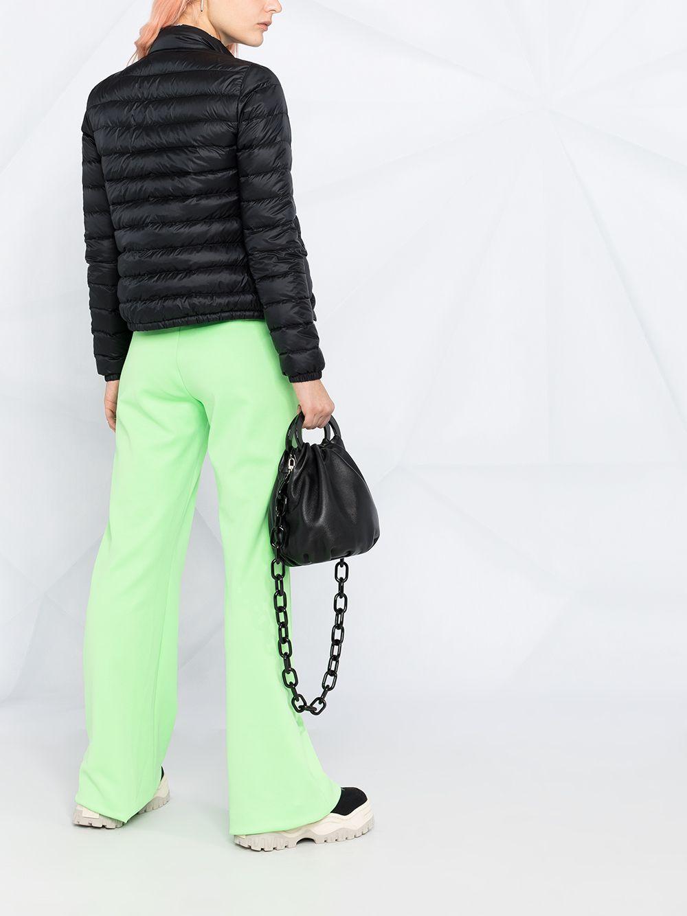 MONCLER Piumino corto nero trapuntato 