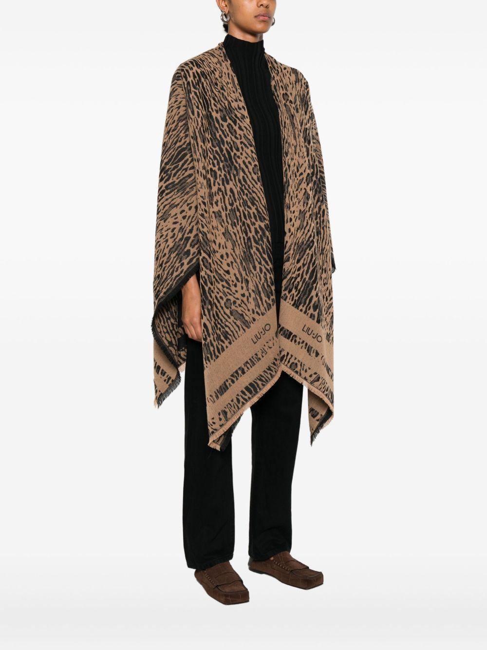 LIUJO Poncho animalier 