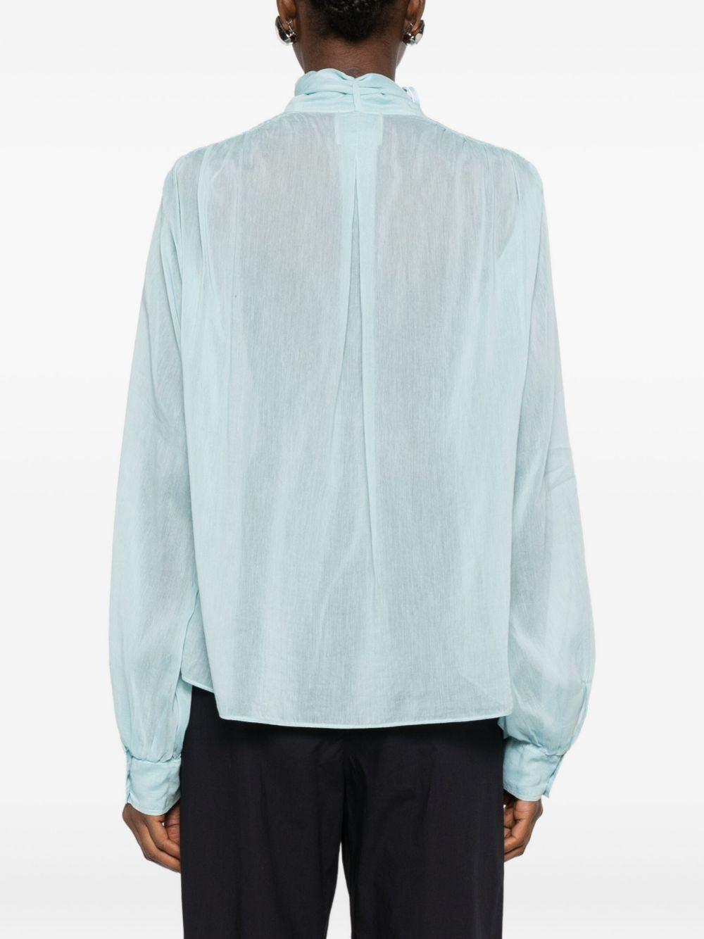 FORTE FORTE Camicia in cotone misto seta 