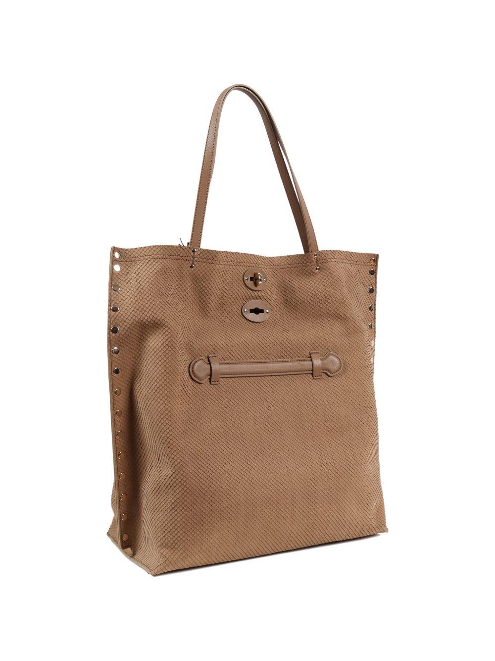 ZANELLATO Borsa A'Spasso Medium Amoretto in pelle beige 