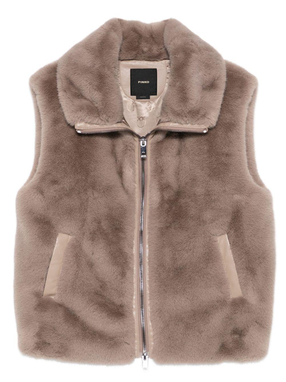PINKO Gilet effetto pelliccia 'Deyn' 