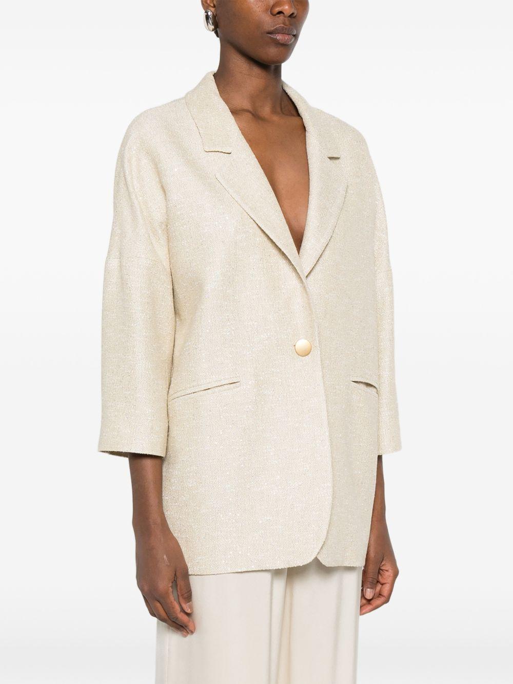 TAGLIATORE Blazer Bruna beige chiaro con tasche 