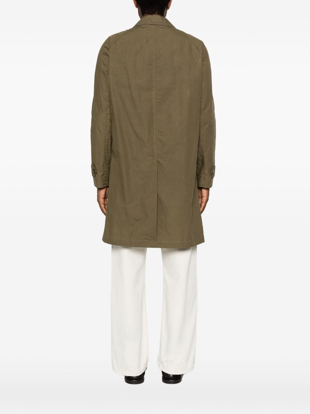 L IMPERMEABILE Trench impermeabile New Dean Wax Coat marrone 