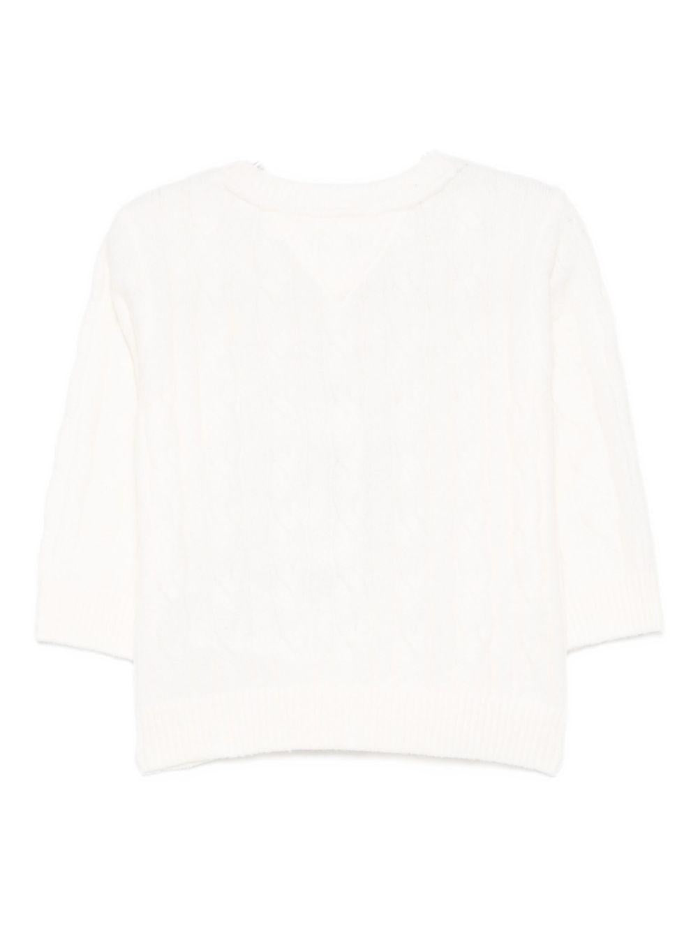 TOMMY HILFIGER Maglia girocollo bianca 