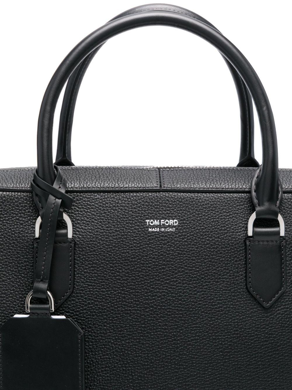 TOM FORD Borsa a tracolla in pelle di vitello nera 