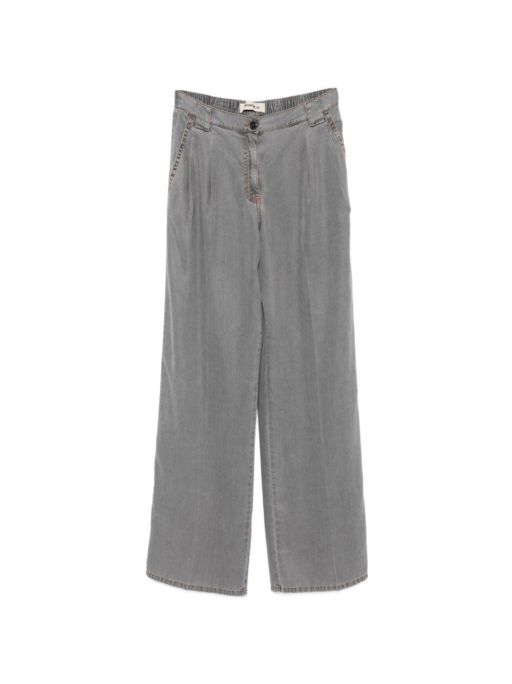 SEMICOUTURE Pantaloni Debora grigio scuro 