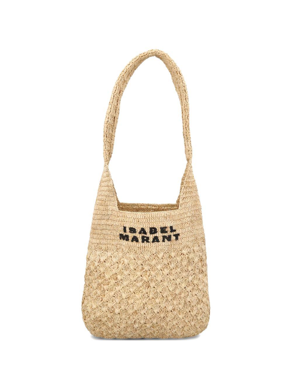 ISABEL MARANT Borsa a spalla Praia in rafia 