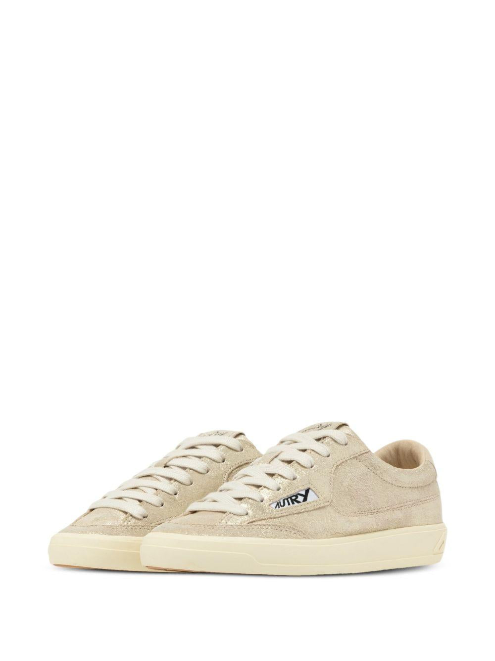 AUTRY Sneakers Windscape low in canvas platino 