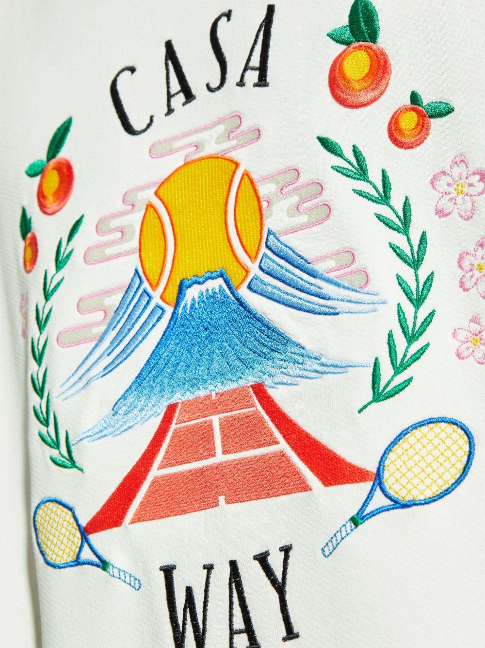 CASABLANCA Felpa con cappuccio 'Mountain' 