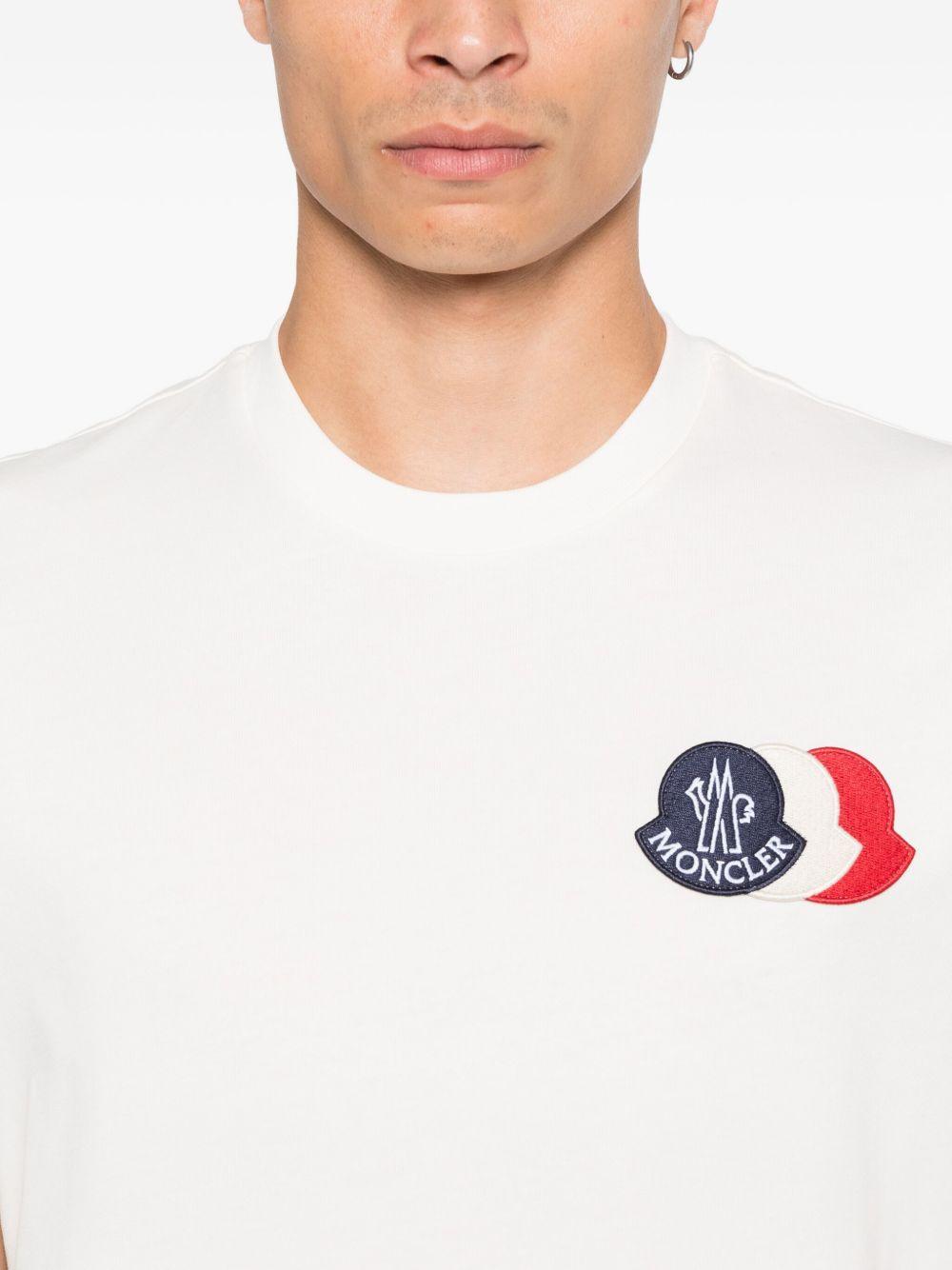 MONCLER T-shirt girocollo con logo 