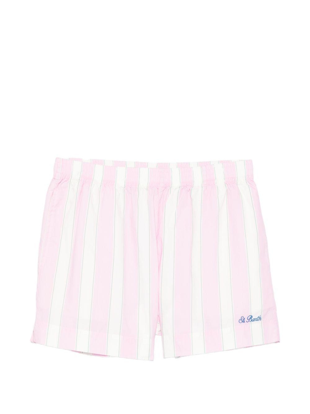 MC2 SAINT BARTH Pantaloncini a righe Meave in cotone 