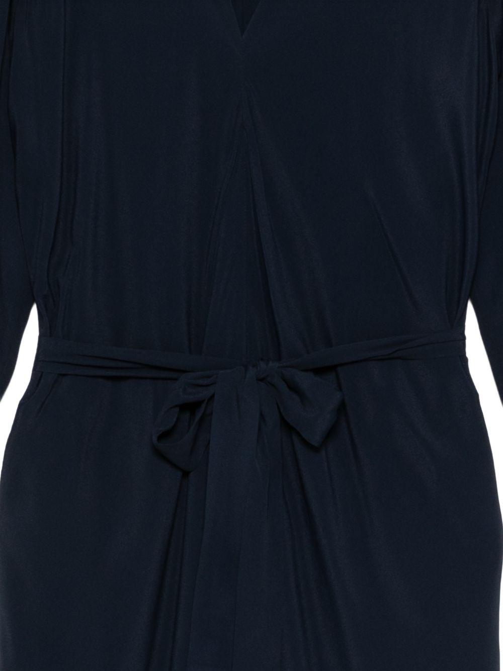 SEVENTY Abito midi blu navy 