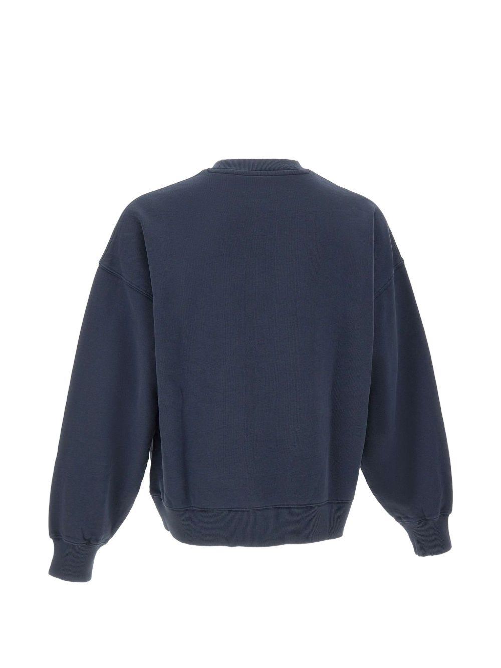 CARHARTT WIP Felpa girocollo blu in cotone 