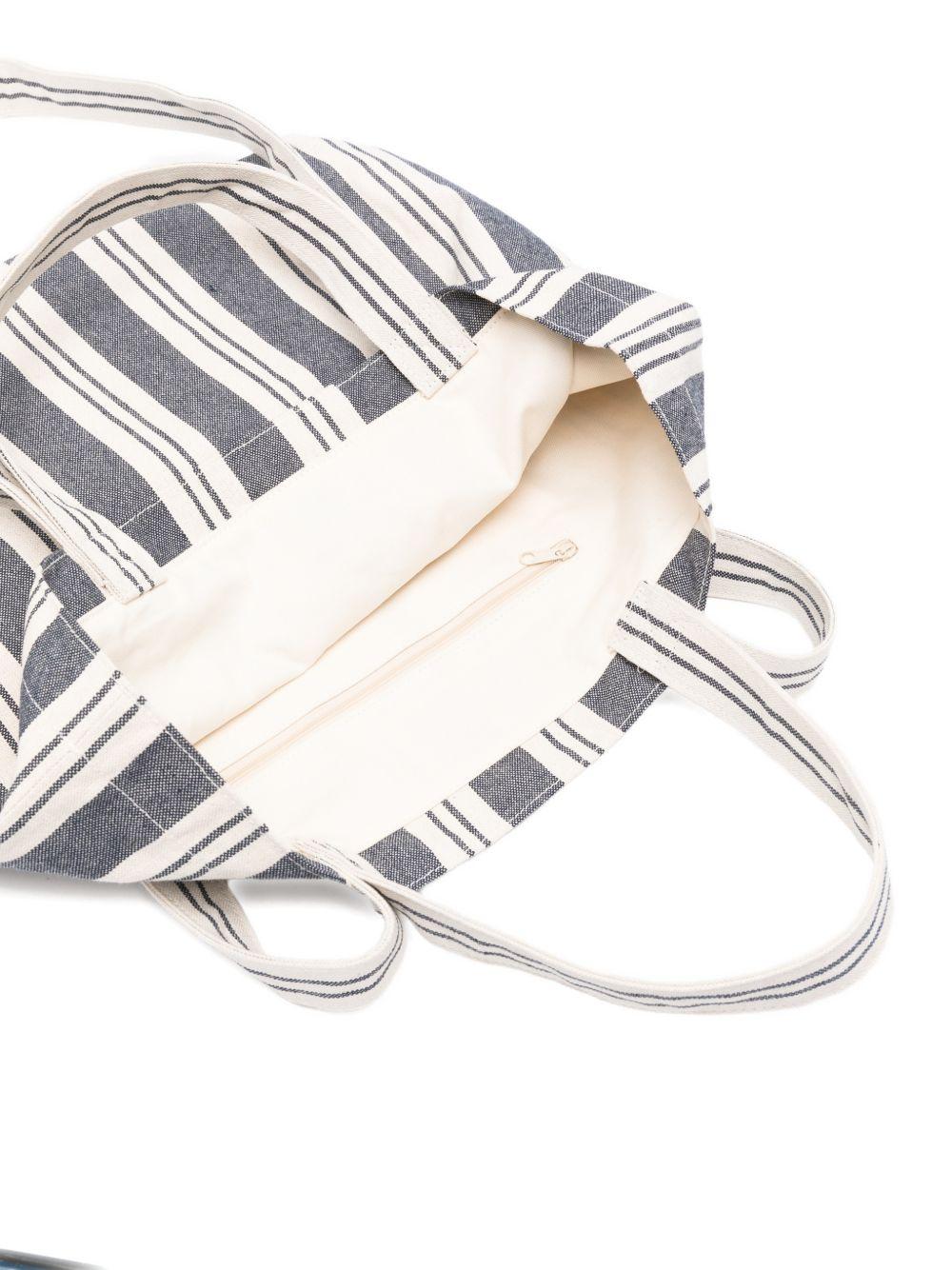 MC2 SAINT BARTH Borsa tote Essential Beach in cotone a righe 