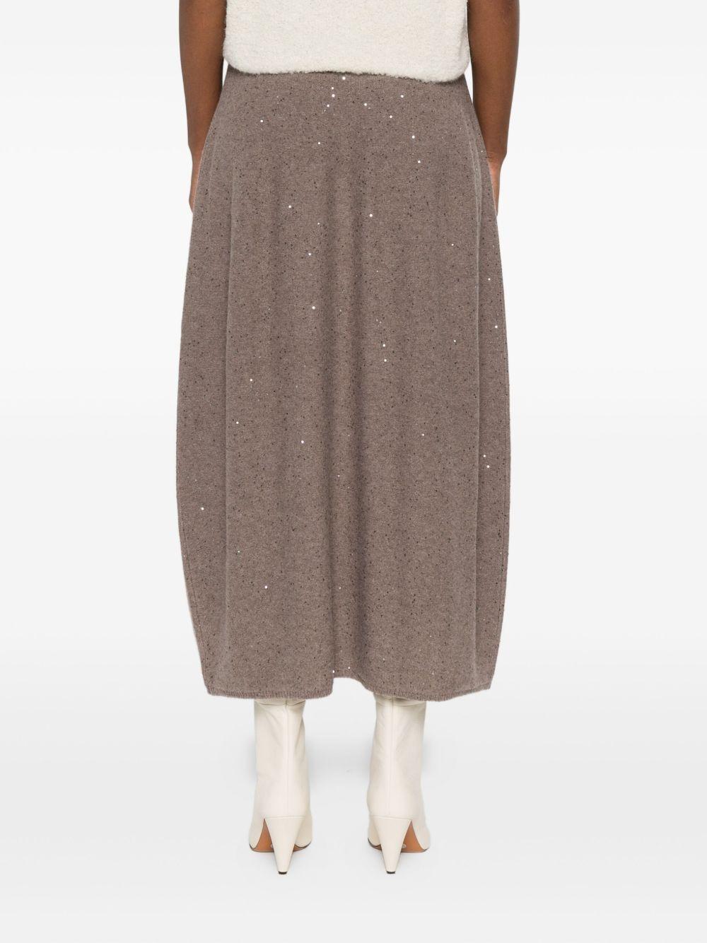 ANTONELLI Gonna midi con paillettes 
