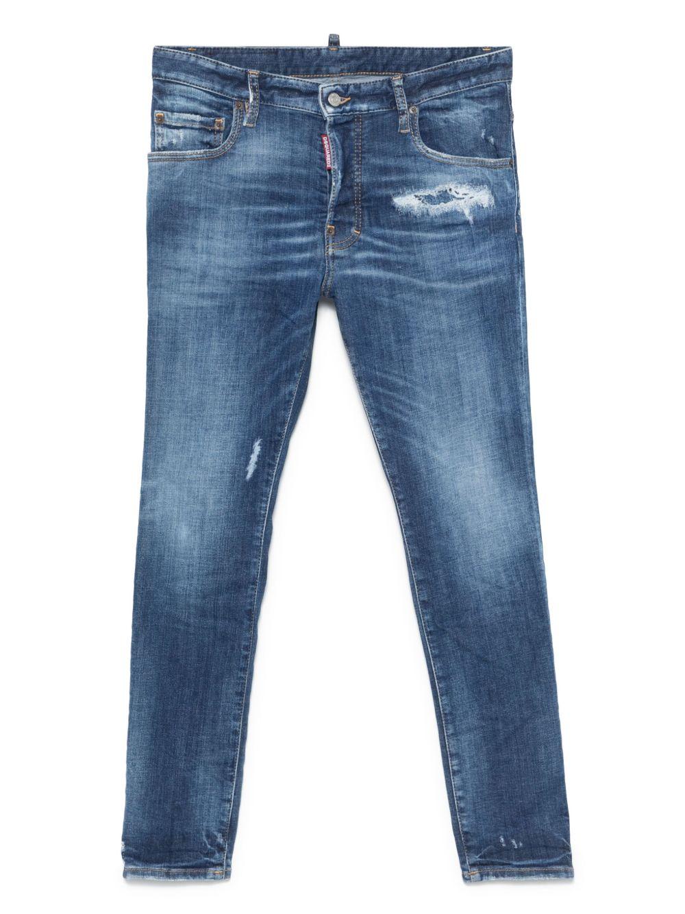 DSQUARED2 Jeans blu in cotone elasticizzato 