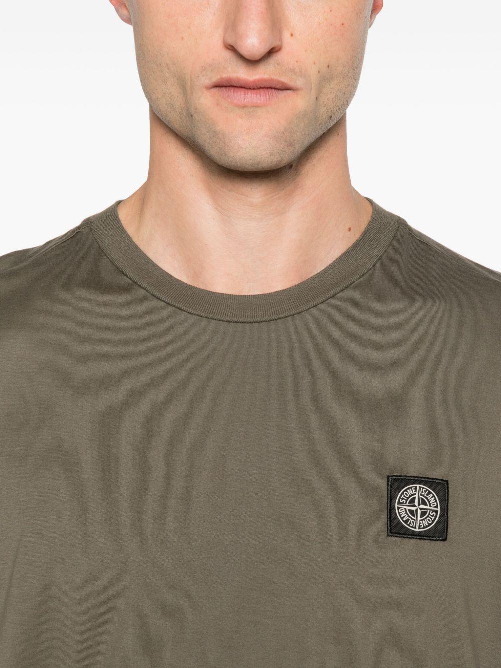 STONE ISLAND T-shirt a maniche corte con logo <BR/> 