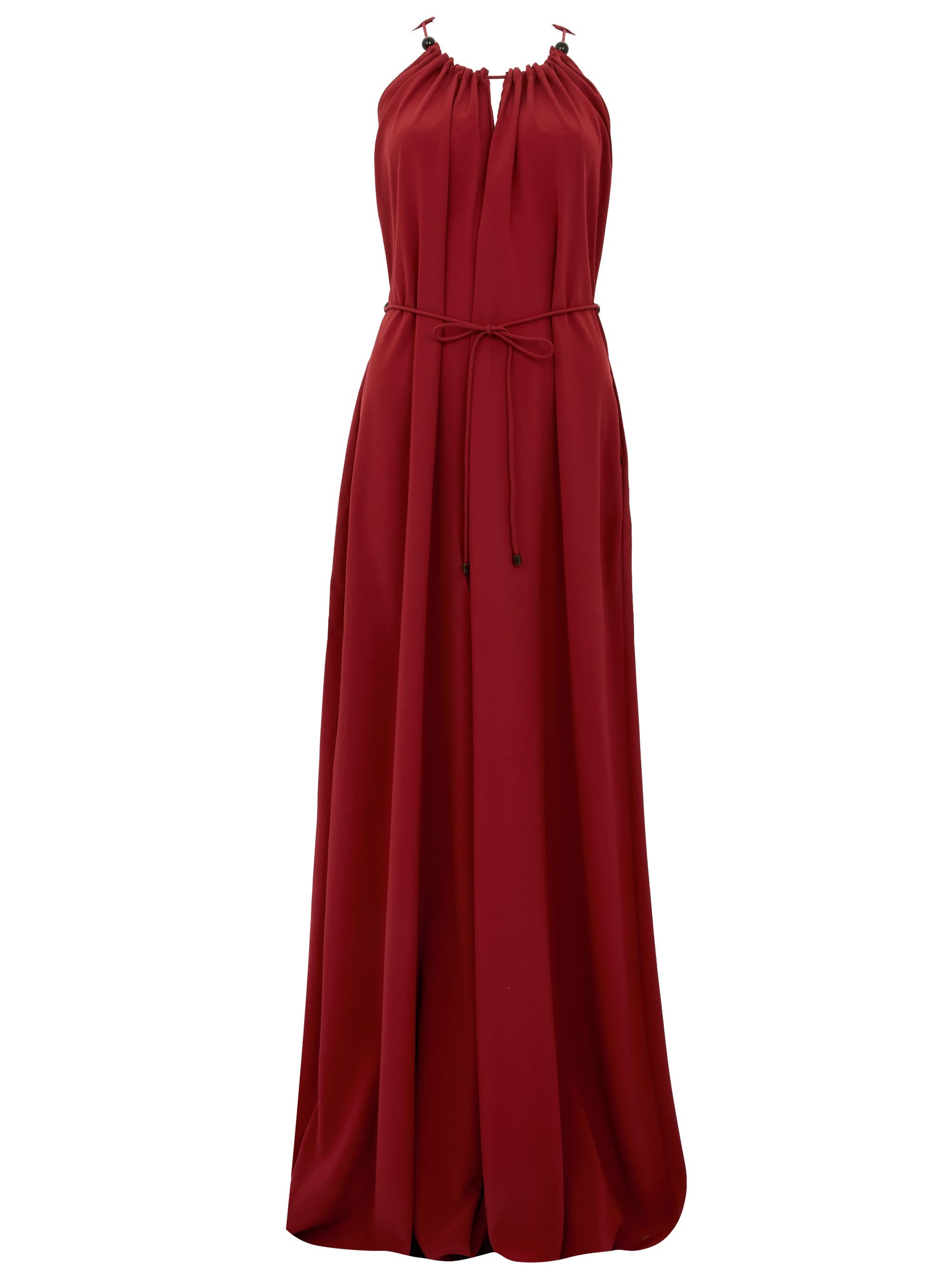 MAX MARA Tuta elegante Malamaro rossa 