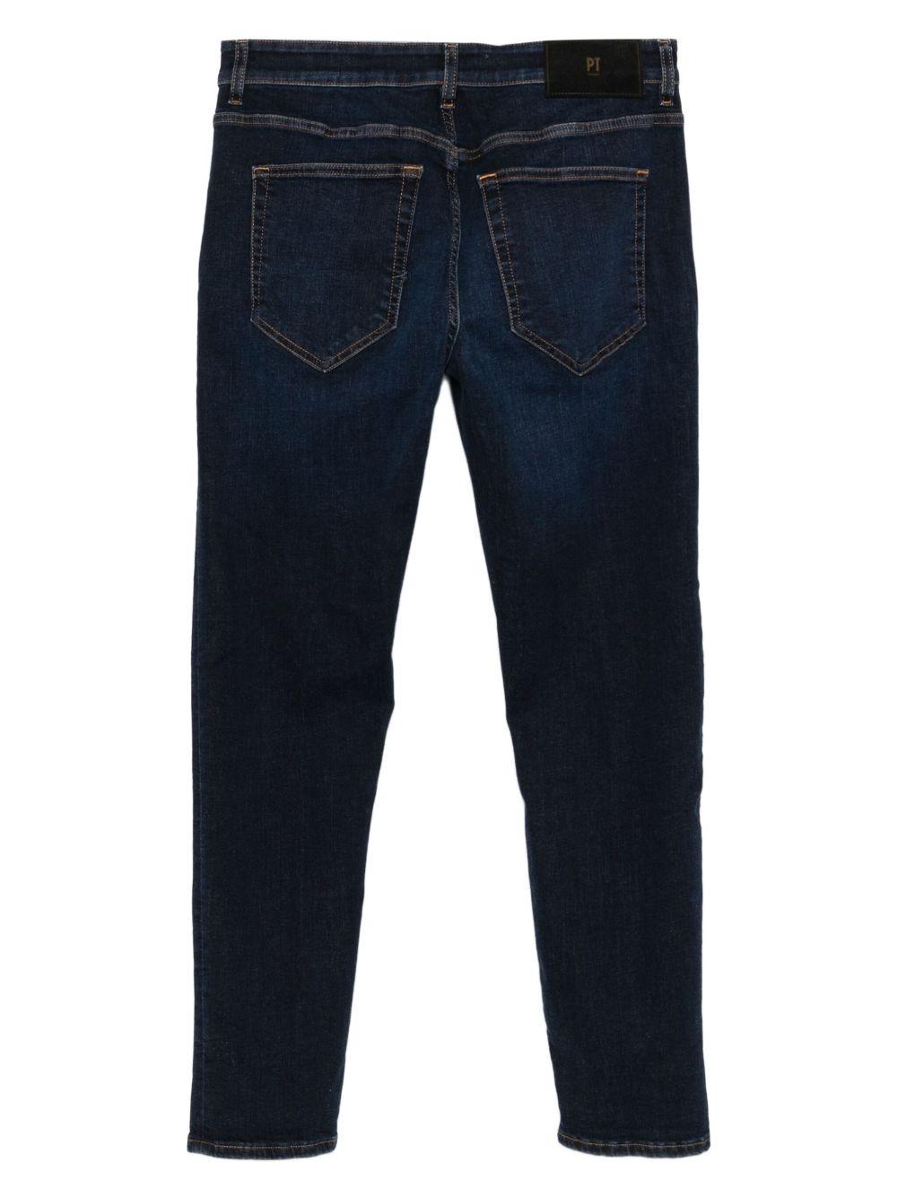 PT TORINO Jeans in cotone blu navy 