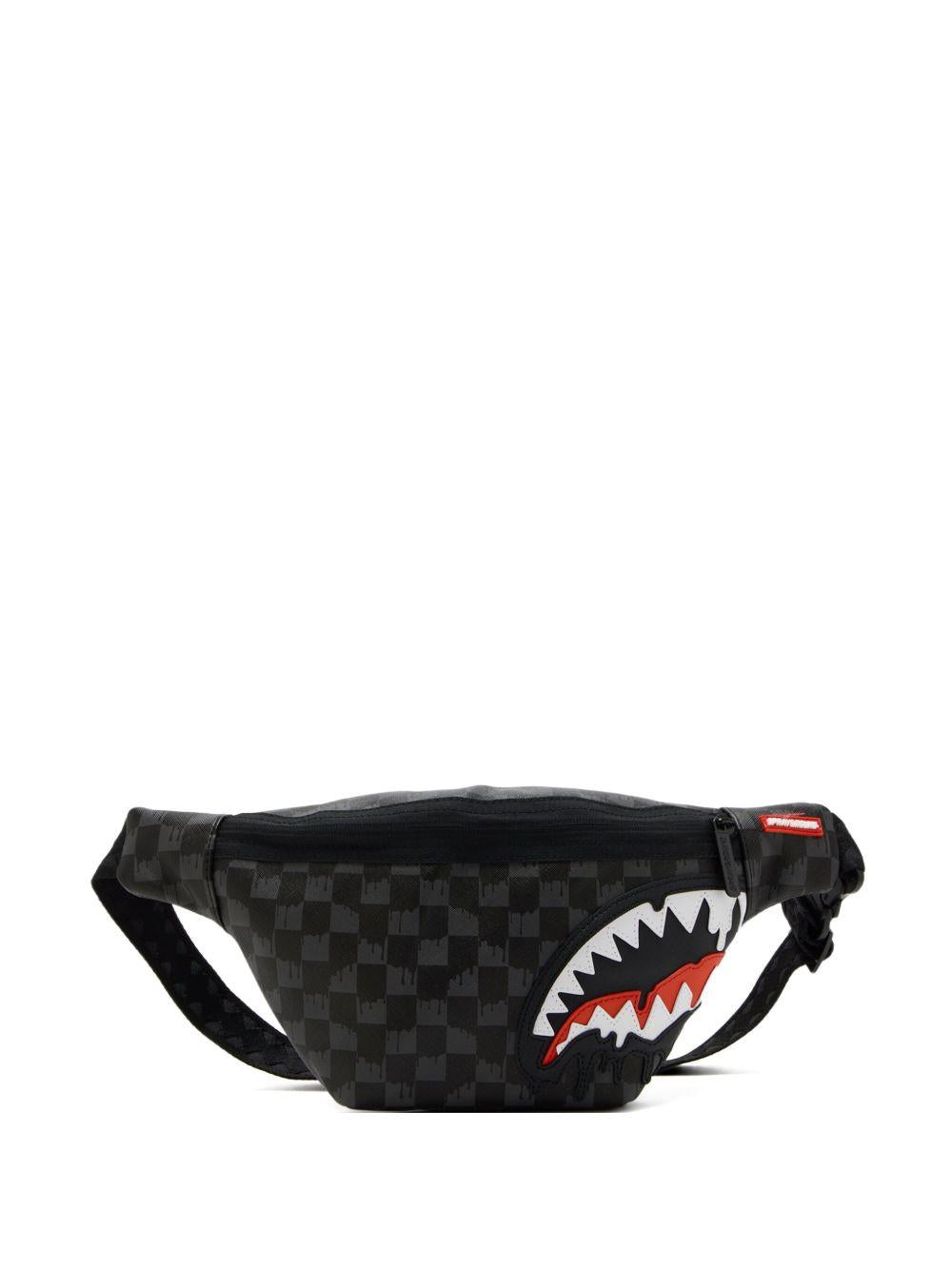 SPRAYGROUND Marsupio 'Sawtooth Sharks In Paris Crossover' nero 
