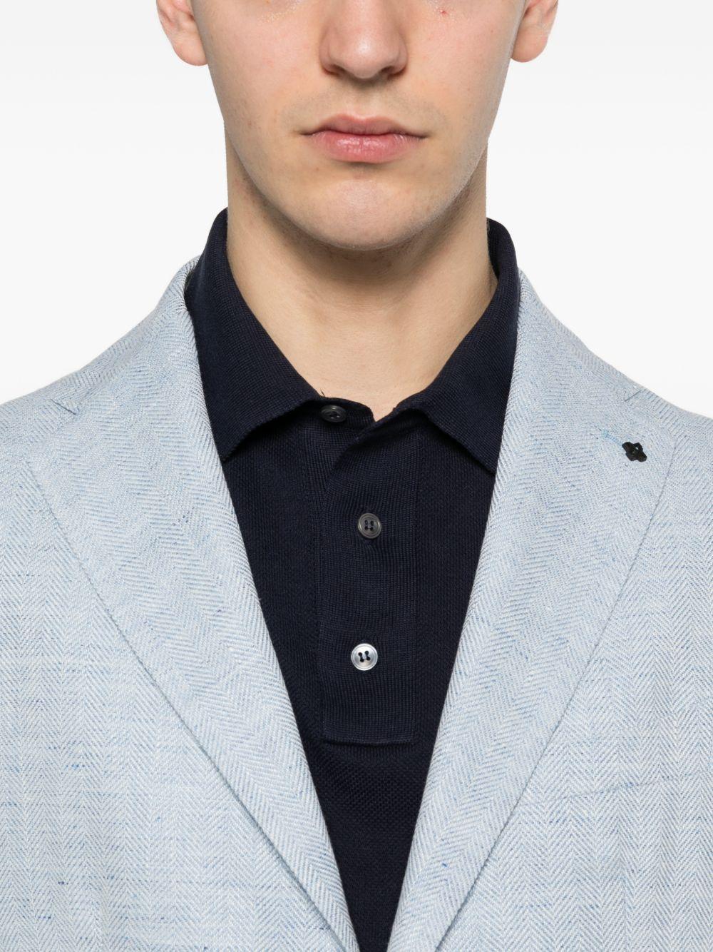TAGLIATORE Blazer monopetto celeste 