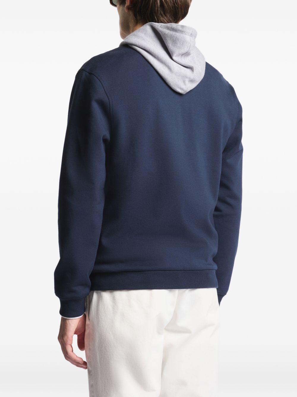 FAY Giacca imbottita in blu scuro con zip 